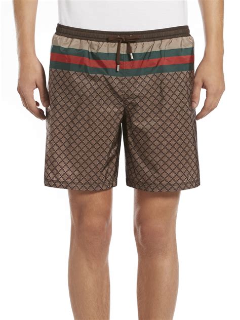 gucci swim trunks mens|gucci swim shorts for men.